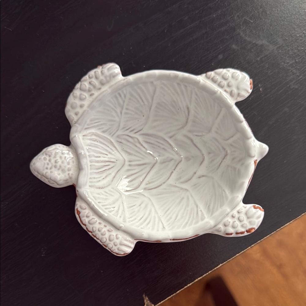 mudpie White Turtle-Shaped Ring Dish - Picture 5 of 5